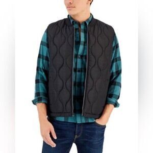Hawke & Co Men's Performance Black Onion Quilted Vest